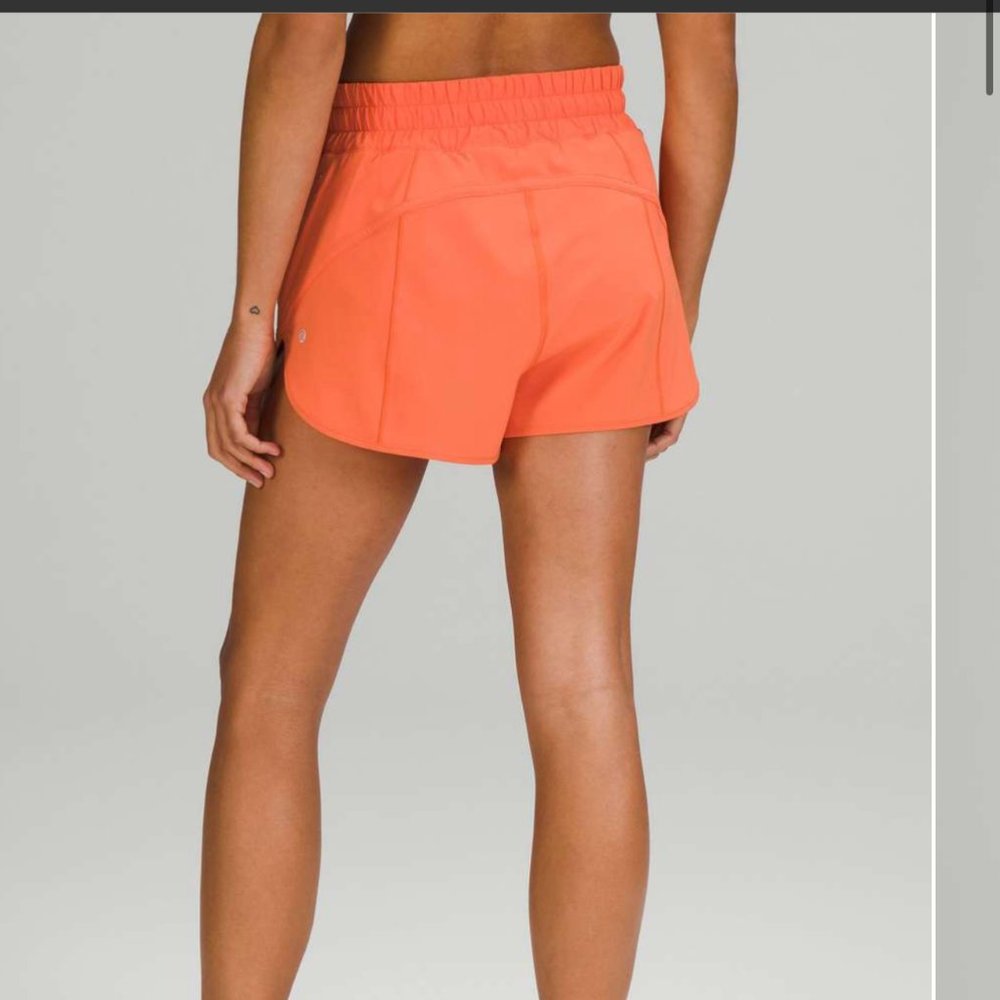Lululemon Size 6 Track that High Rise Lined Short 3"